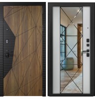 Заводские двери Морра с зеркалом Перфекта