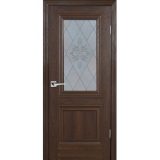 PSВ-27 Baguette , дуб Оксфорд темный 600*2000 Белый сатинат, художественное