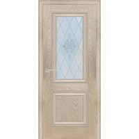 PSВ-27 Baguette , дуб Гарвард бежевый 700*2000 Белый сатинат, художественное