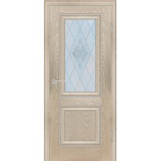 PSВ-27 Baguette , дуб Гарвард бежевый 700*2000 Белый сатинат, художественное