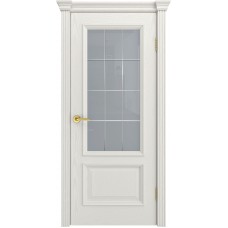 Фрейм 07 шпон Бьянко, ст.Премиум светлое, гравировка рис.Решетка 900*2000