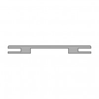 Добор экошпон, дуб оксфорд темный 150*10*2070, телескоп