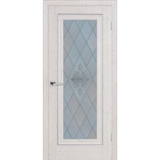 PSВ-25 Baguette , дуб Гарвард кремовый 700*2000 Белый сатинат, художественное