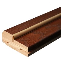 Коробка фигурная сендвич экошпон, дуб медовый 74*33*2070, телескоп с уплотнителем