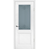 PSС-27 Classic РР белый ДО 600*2000 ст.белый сатинат с худож. рисунком