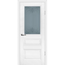 PSС-29 Classic РР белый ДО 800*2000 ст.белый сатинат с худож. рисунком