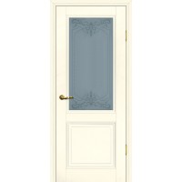 PSС-27 Classic РР магнолия ДО 800*2000 ст.белый сатинат с худож. рисунком