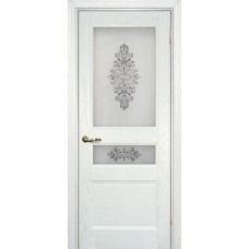 Вайт 02 Ясень айсберг, ст.шелкография белое 700*2000