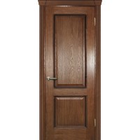 Фрейм 02 Дуб, багет тиснение патина шоколад, глухое 900*2000