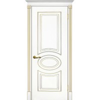 Smalta-03 ДГ 700*2000 Ral9003 Белый, патина золото ИД