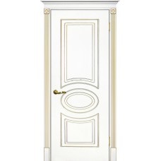 Smalta-03 ДГ 800*2000 Ral9003 Белый, патина золото ИД