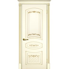 Smalta-05 ДГ 900*2000 Ral1013 Cлоновая кость, патина золото ИД