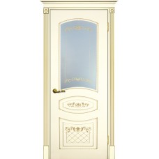 Smalta-05 ДО 600*2000 Ral1013 Слоновая кость, патина золото, сатинат УФ печать ИД