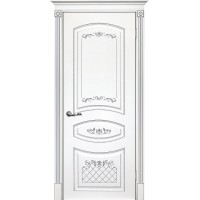 Smalta-05 ДГ 600*2000 Ral9003 Белый, патина серебро ИД