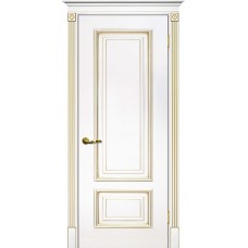 Smalta-08 ДГ 700*2000 Ral9003 Белый, патина золото ИД