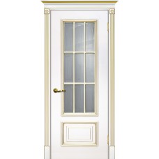 Smalta-08 ДО 700*2000 Ral9003 Белый, патина золото, пескоструй ИД