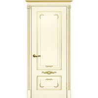 Smalta-09 ДГ 700*2000 Ral1013 Слоновая кость, патина золото ИД