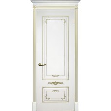 Smalta-09 ДГ 600*2000 Ral9003 Белый, патина золото ИД