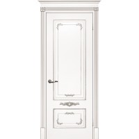 Smalta-09 ДГ 700*2000 Ral9003 Белый, патина серебро ИД