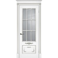 Smalta-09 ДО 900*2000 Ral9003 Белый, патина серебро, пескоструй ИД