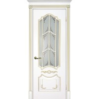 Smalta-10 ДО 900*2000 Ral9003 Белый, патина золото, шелкотрафаретная печать ИД