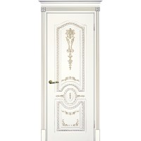 Smalta-11 ДГ 800*2000 Ral9003 Белый, патина золото ИД