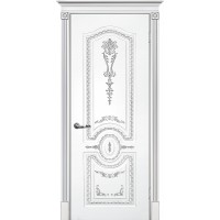 Smalta-11 ДГ 800*2000 Ral9003 Белый, патина серебро ИД