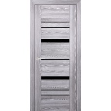 PSK-2 nanotex, ривьера грей 800*2000 стекло Черный лакобель