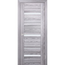 PSK-3 nanotex, ривьера грей 700*2000 стекло Белый лакобель