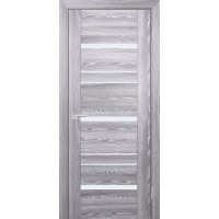 PSK-3 nanotex, ривьера грей 900*2000 стекло Белый лакобель