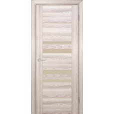 PSK-4 nanotex, ривьера крен-экрю 550*1900 стекло Кремовый лакобель