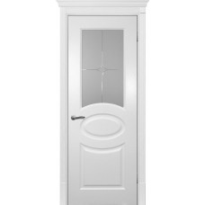 Smalta-12 ДО 900*2000 Ral9003 Белый, ст.матовое с гравировкой Л