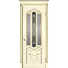 Smalta-13 ДО 600*2000 Ral1013 Слоновая кость, патина золото, сатинат УФ печать ИД