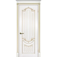 Smalta-13 ДГ 600*2000 Ral9003 Белый, патина золото ИД