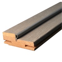 Коробка прямая МДФ PVC, Дуб графит 74*28*2070 (под телеск.наличник) с упл. /М/