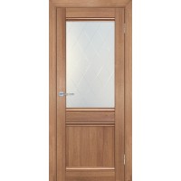 ТЕХНО 702 nanotex, миндаль 800*2000 стекло сатинат, контурный полимер рисунок Ромб