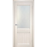 ТЕХНО 702 nanotex, сандал бежевый 800*2000 стекло сатинат, контурный полимер рисунок Ромб
