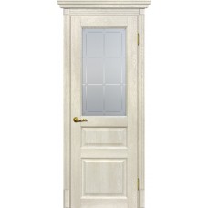 Тоскана-2 nanotex бьянко ДО2000х800 стекло с художественным рисунком Решетка