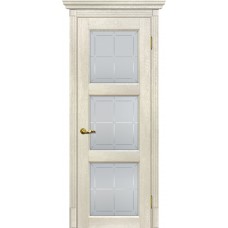 Тоскана-4 nanotex ваниль ДО2000х800 стекло с художественным рисунком Решетка