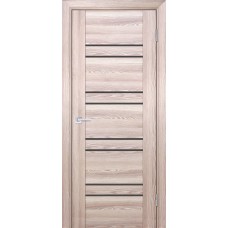 PSK-1 nanotex, ривьера крен-экрю 600*1900 стекло серый лакобель