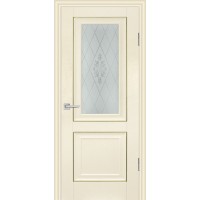 PSB-27 Baguette PVC ваниль ДО 600*2000, стекло с художественным рисунком