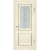 PSB-27 Baguette PVC ваниль ДО 800*2000, стекло с художественным рисунком
