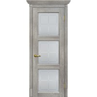 Тоскана-4 nanotex чиаро гриджио ДО2000х900 стекло с художественным рисунком Решетка