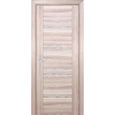 PSK-1 nanotex, ривьера крен-экрю 900*2000 стекло белый лакобель