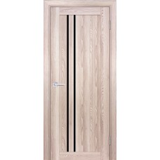 PSK-10 nanotex, ривьера крен-экрю ДП1900х600 стекло черный лакобель