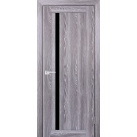 PSK-8 nanotex, ривьера грей ДП2000х600 стекло черный лакобель