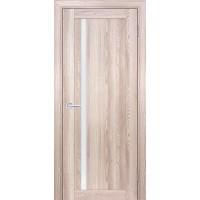PSK-8 nanotex, ривьера крен-экрю 800*2000 стекло Белый лакобель