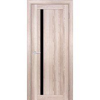 PSK-8 nanotex, ривьера крен-экрю 900*2000 стекло черный лакобель
