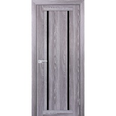 PSK-9 nanotex, ривьера грей ДП1900х550 стекло черный лакобель