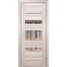 PSK-5 nanotex, ривьера крен-экрю ДП1900х550 стекло зеркало светлое